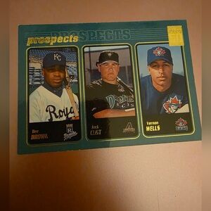 Baseball Prospects Trading Card